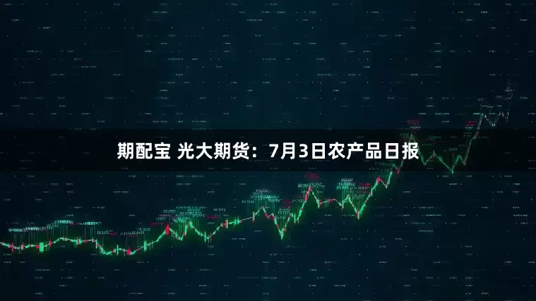 期配宝 光大期货：7月3日农产品日报